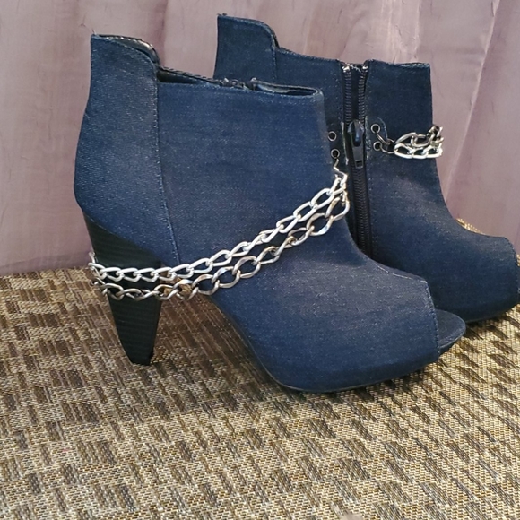 jean ankle boots